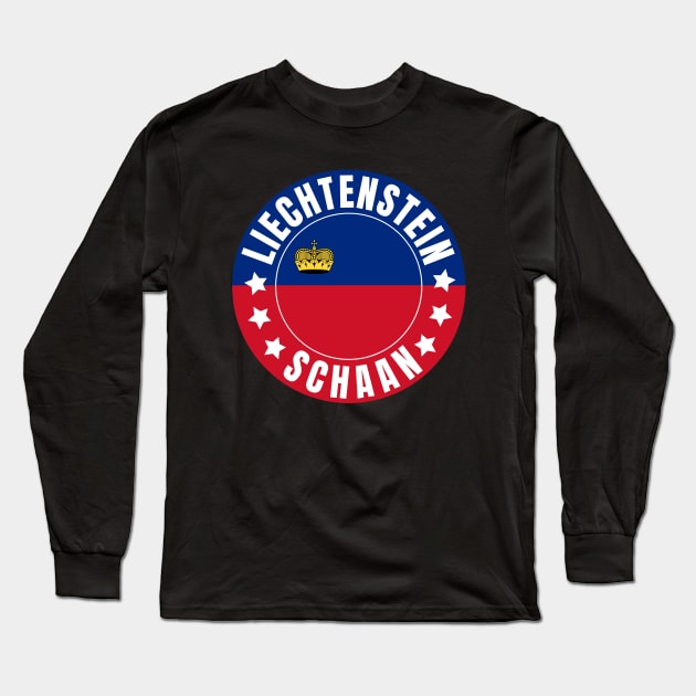 Schaan Liechtenstein Long Sleeve T-Shirt by footballomatic